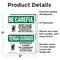 Signmission Safety Culture Sign, 5 in Width, Vinyl Decal, Rectangle, Bilingual OS-2PACK-BC-D-57-L-10001 - alternate 5